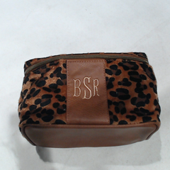 BLOOPER ACCESSORY: Monogrammed Leopard Train Case