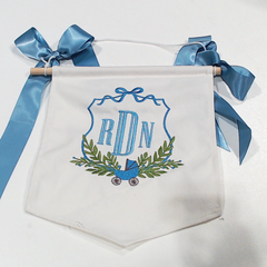BLOOPER KIDS: Personalized New Baby Banner