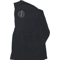 BLOOPER CLOTHING: Monogrammed Peplum Top