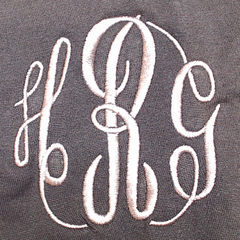 BLOOPER CLOTHING: Monogrammed Peplum Top