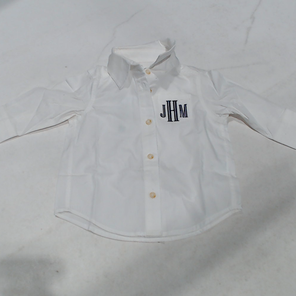 BLOOPER KIDS: Monogrammed Kids Button Down Tunic