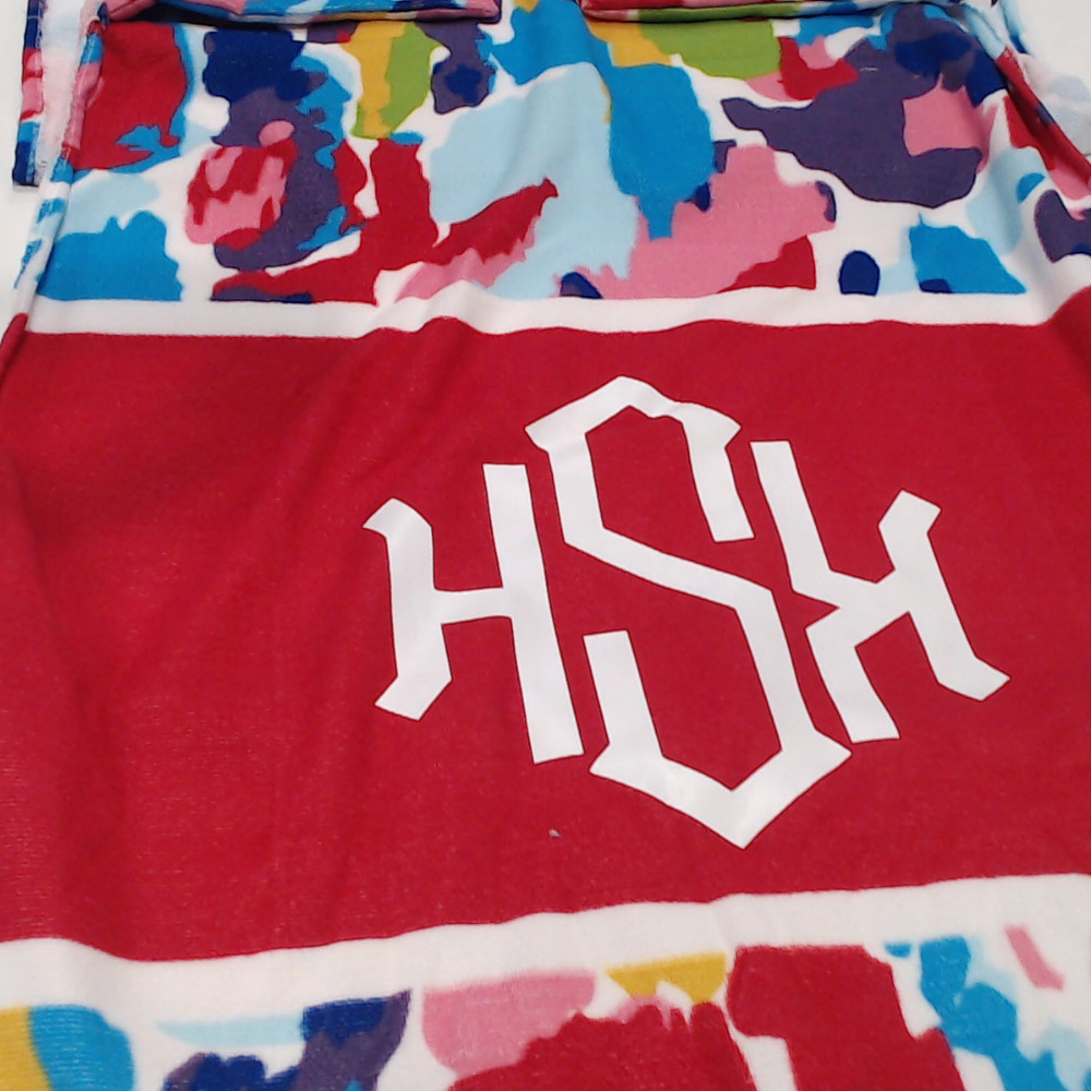 BLOOPER SWIM: Monogrammed Chair Cover