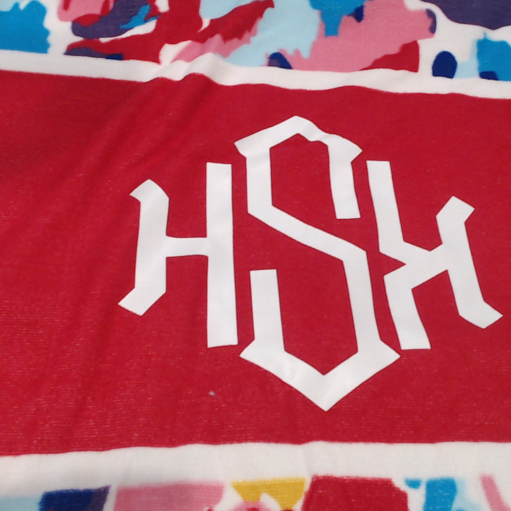 BLOOPER SWIM: Monogrammed Chair Cover