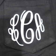 BLOOPER CLOTHING: Monogrammed Short Sleeve Tunic