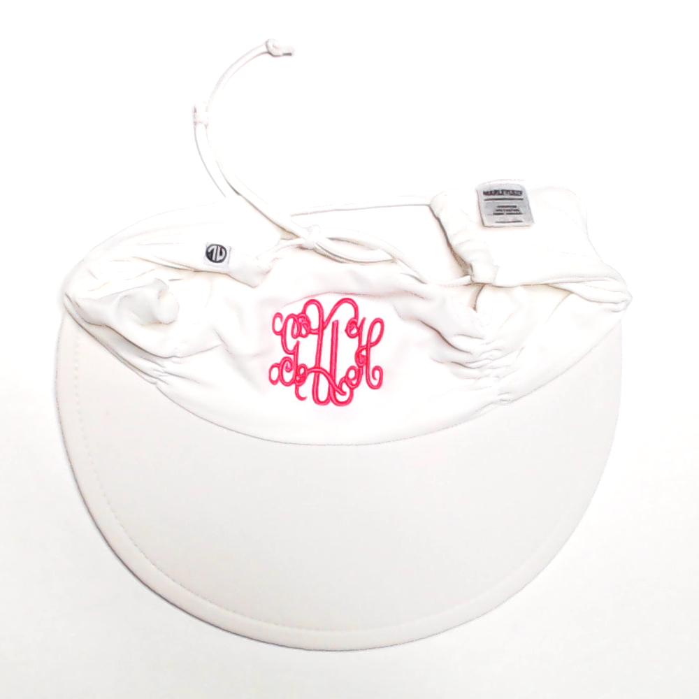 BLOOPER SWIM: Monogrammed Swim Visor