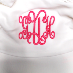BLOOPER SWIM: Monogrammed Swim Visor