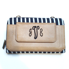 BLOOPER ACCESSORY: Monogrammed Phone Wallet Wristlet