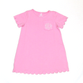 BLOOPER KIDS: Monogrammed Kids Scalloped Dress