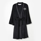 Monogrammed Softspun Robe | Black