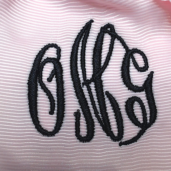 BLOOPER KIDS: Monogrammed Girls Hair Bow