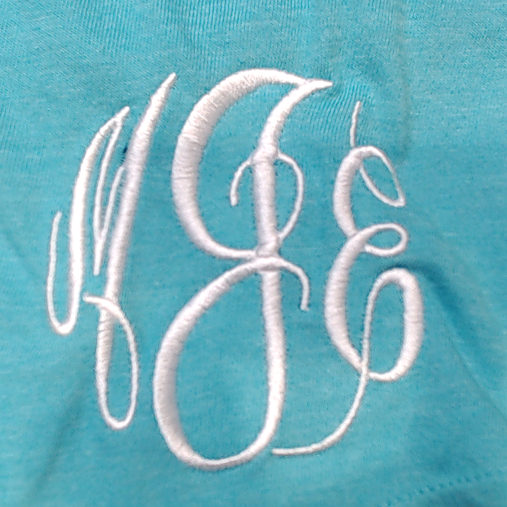 BLOOPER CLOTHING: Monogrammed Scalloped Tank Top