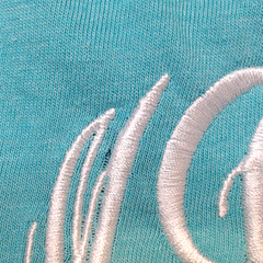 BLOOPER CLOTHING: Monogrammed Scalloped Tank Top