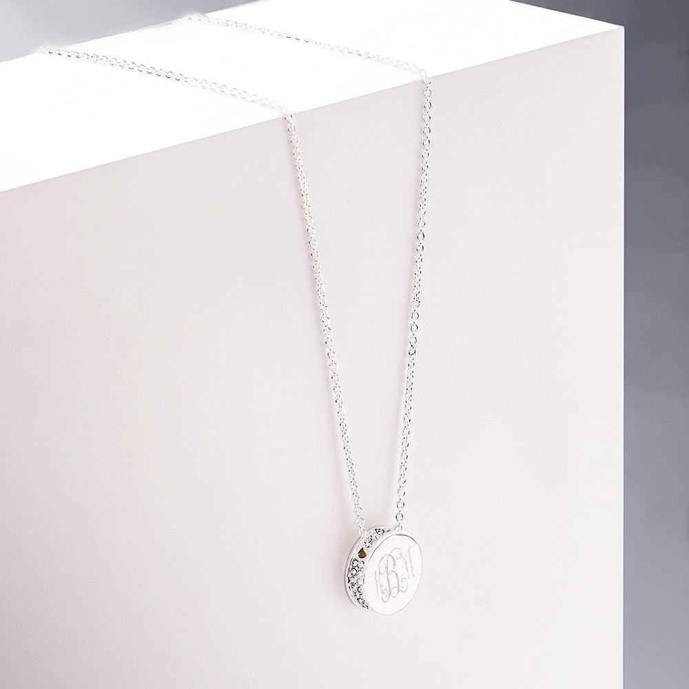 pave necklace studio shot
