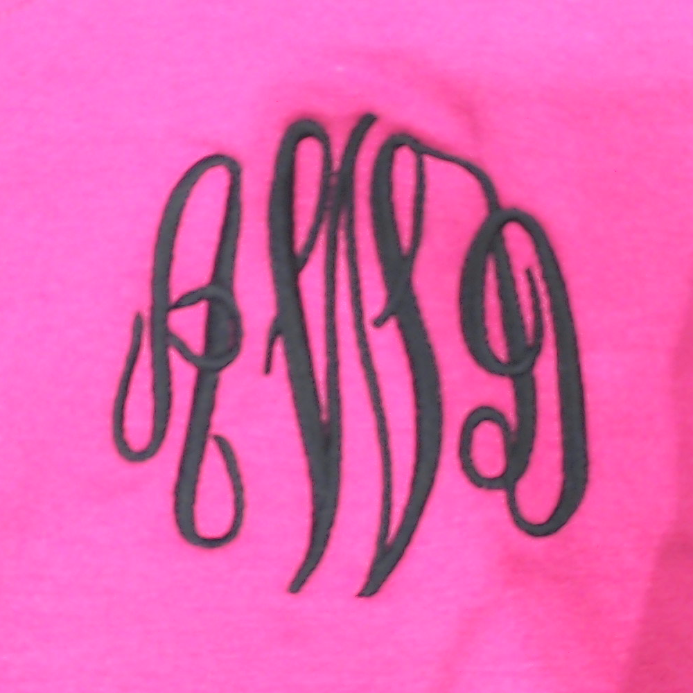 BLOOPER CLOTHING: Monogrammed Open Back Sweatshirt
