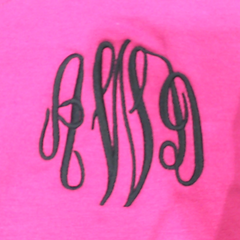 BLOOPER CLOTHING: Monogrammed Open Back Sweatshirt