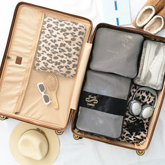 open inside shot of vintage suitcase flatlay FA26