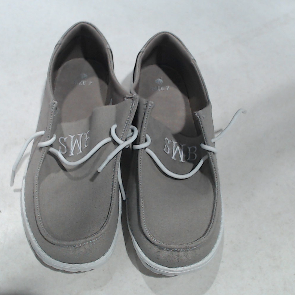BLOOPER SHOES: Monogrammed Slip On Shoes