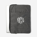 Monogrammed Laptop Sleeve in Black