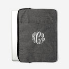 Monogrammed Laptop Sleeve | Black