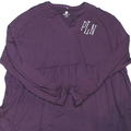 BLOOPER CLOTHING: Monogrammed Peplum Top