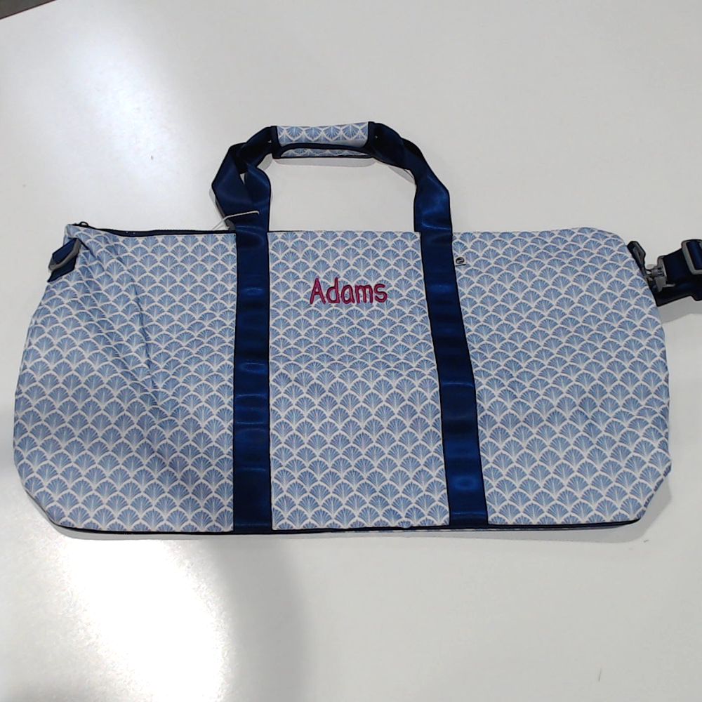 BLOOPER BAG: Monogrammed Weekend Bag