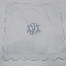 BLOOPER ACCESSORY: Monogrammed Pillow Sham
