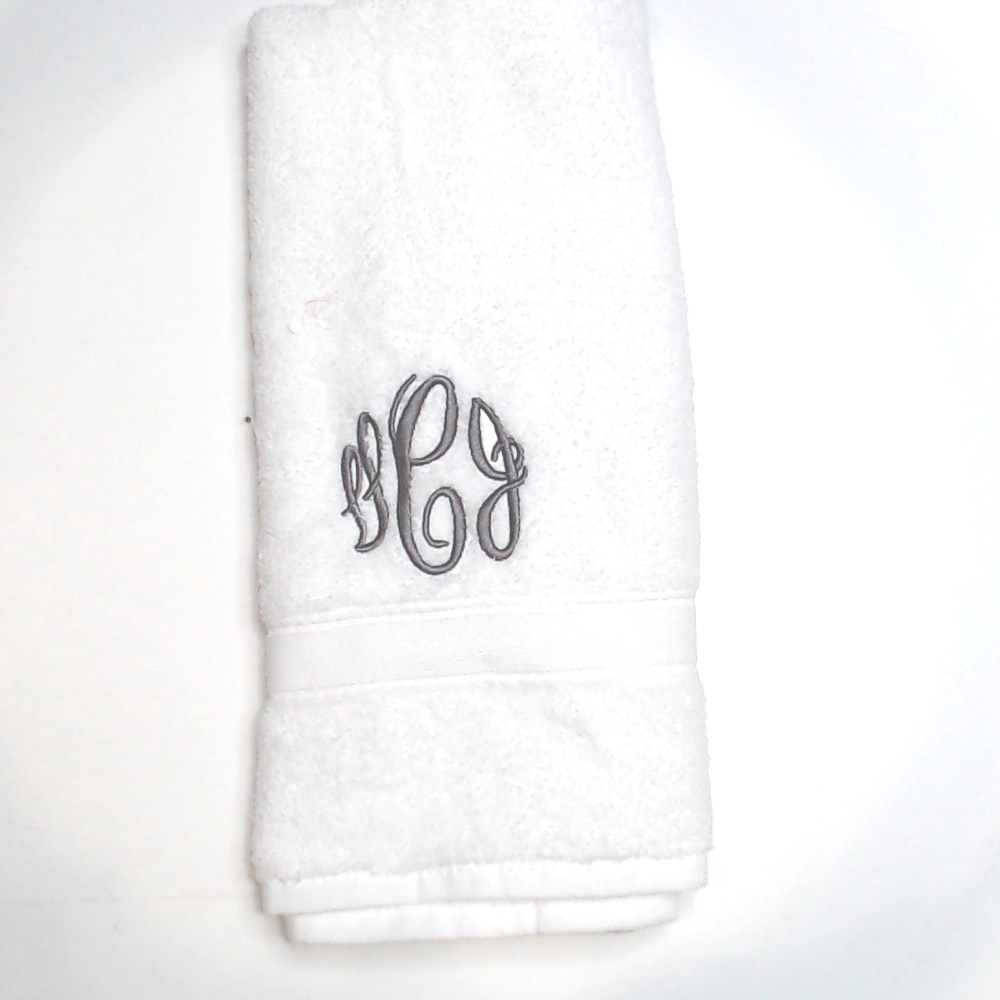BLOOPER ACCESSORY: Monogrammed Hand Towel