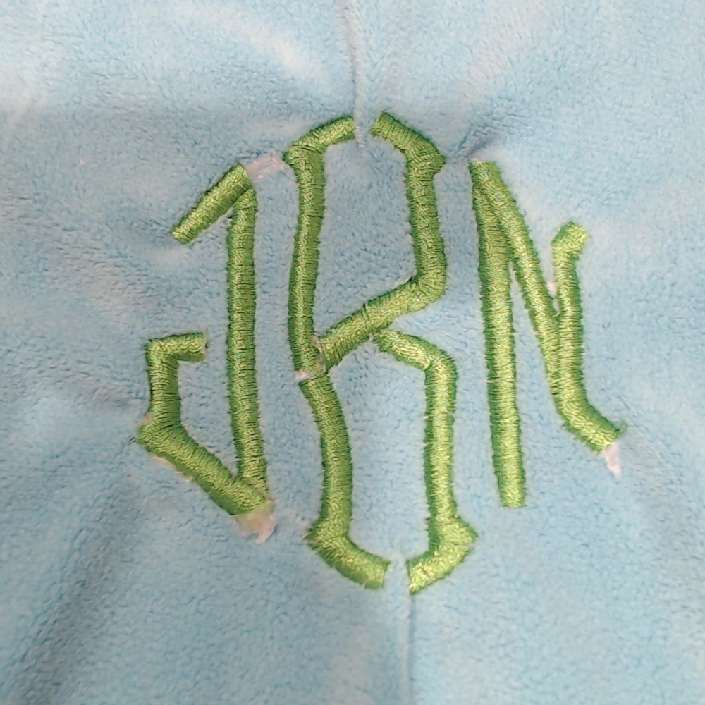 BLOOPER CLOTHING: Monogrammed Puff Sleeve Fleece Pullover