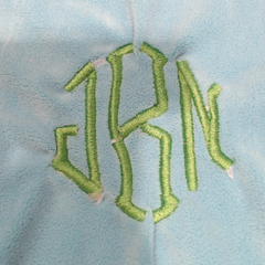 BLOOPER CLOTHING: Monogrammed Puff Sleeve Fleece Pullover