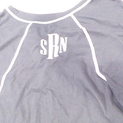 BLOOPER CLOTHING: Monogrammed Athleisure Layering Tee
