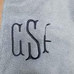 BLOOPER CLOTHING: Monogrammed Colorblock Fleece Pullover