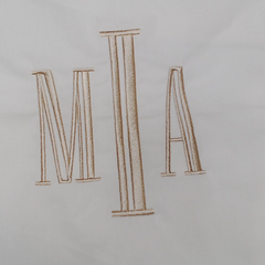 BLOOPER ACCESSORY: Monogrammed Pillow Sham