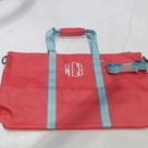BLOOPER BAG: Monogrammed Weekend Bag