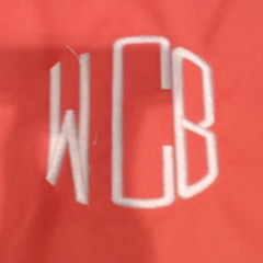 BLOOPER BAG: Monogrammed Weekend Bag