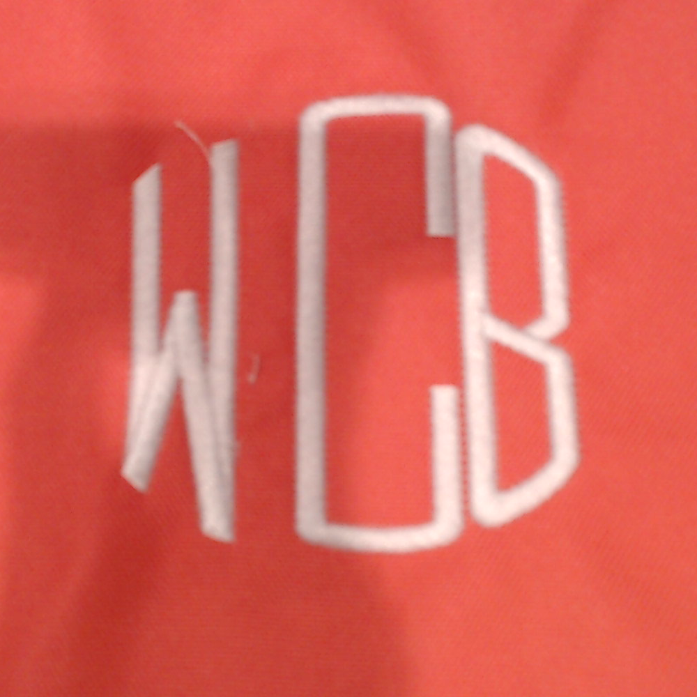 BLOOPER BAG: Monogrammed Weekend Bag
