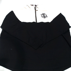 BLOOPER CLOTHING: Monogrammed Quarter Zip Sweatshirt