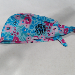 BLOOPER ACCESSORY: Monogrammed Scrub Cap