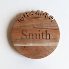 Personalized Wedding Cutting Board | Brown