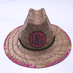 BLOOPER KIDS: Monogrammed Kids Straw Hat