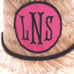 BLOOPER KIDS: Monogrammed Kids Straw Hat