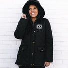Monogrammed Winter Coat | Black