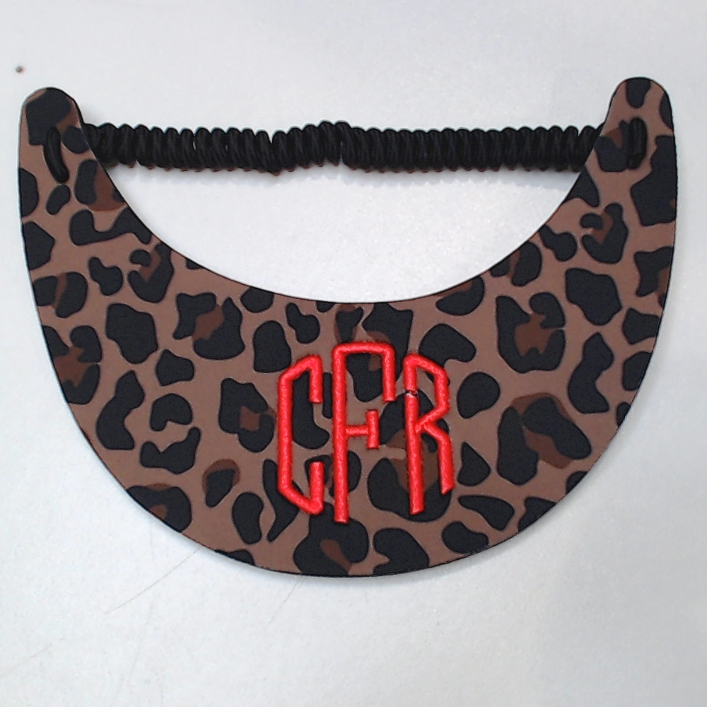 BLOOPER ACCESSORY: Monogrammed Foam Adjustable Visor