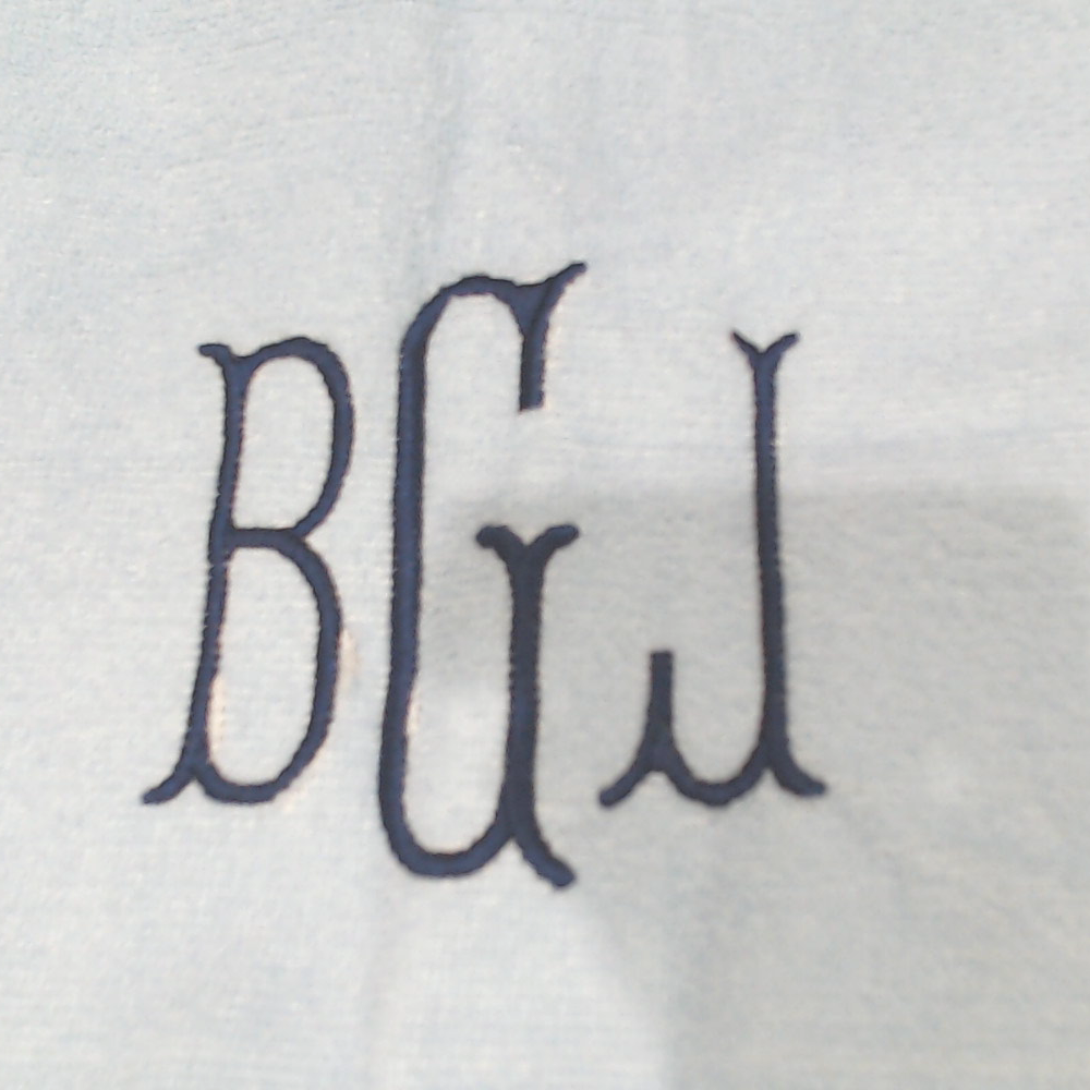 BLOOPER SWIM: Monogrammed Beach Towel