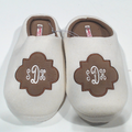 BLOOPER SHOES: Monogrammed Slippers