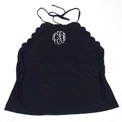 BLOOPER SWIM: Monogrammed High Neck Tankini