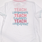 BLOOPER CLOTHING: Monogrammed Teacher Short Sleeve T-Shirt