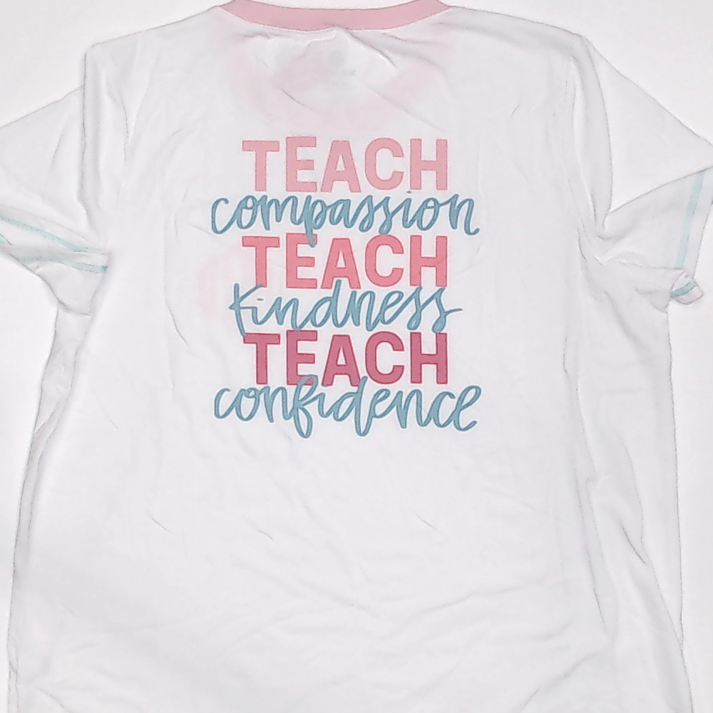 BLOOPER CLOTHING: Monogrammed Teacher Short Sleeve T-Shirt