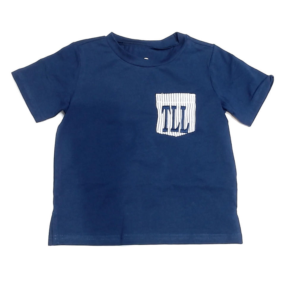 BLOOPER KIDS: Monogrammed Boys Short Sleeve Top