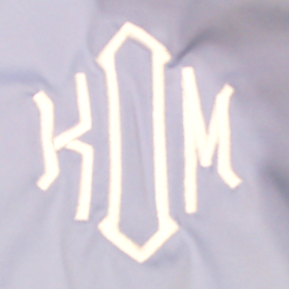 BLOOPER CLOTHING: Monogrammed Scalloped Tank Top
