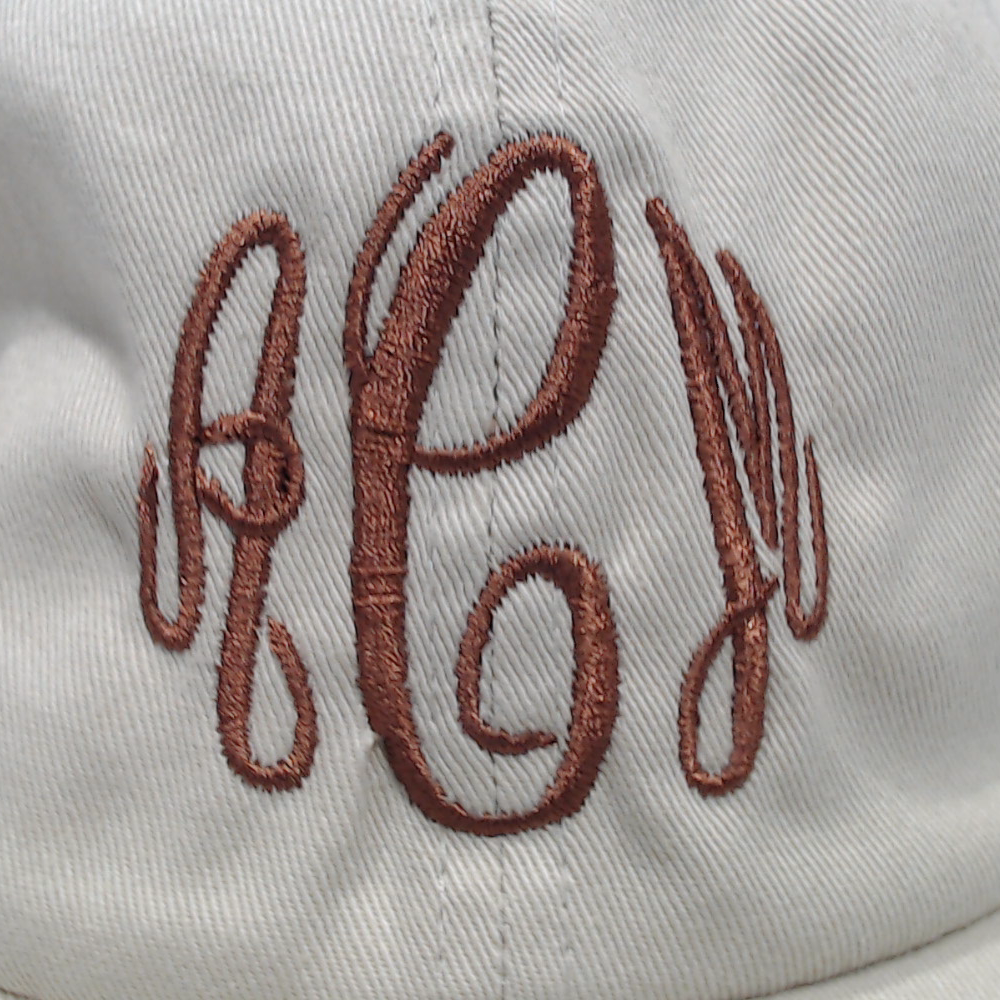 BLOOPER ACCESSORY: Monogrammed Vintage Wash Baseball Hat